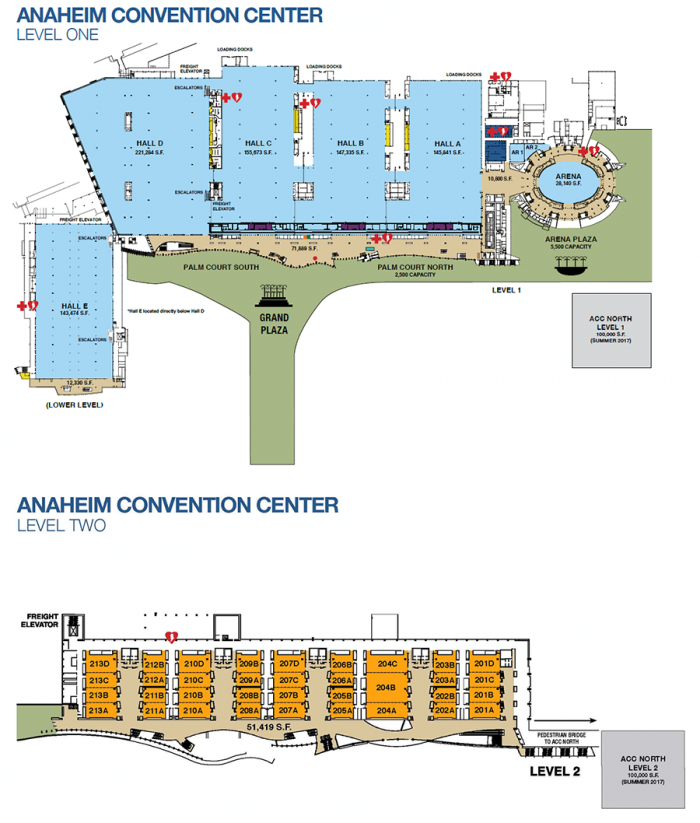 Anaheim Convention Center Seating Chart
